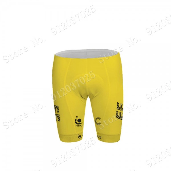 Yellow EF Education Frist Tour De France 2021 Korte Fietsbroeken 6d69mz