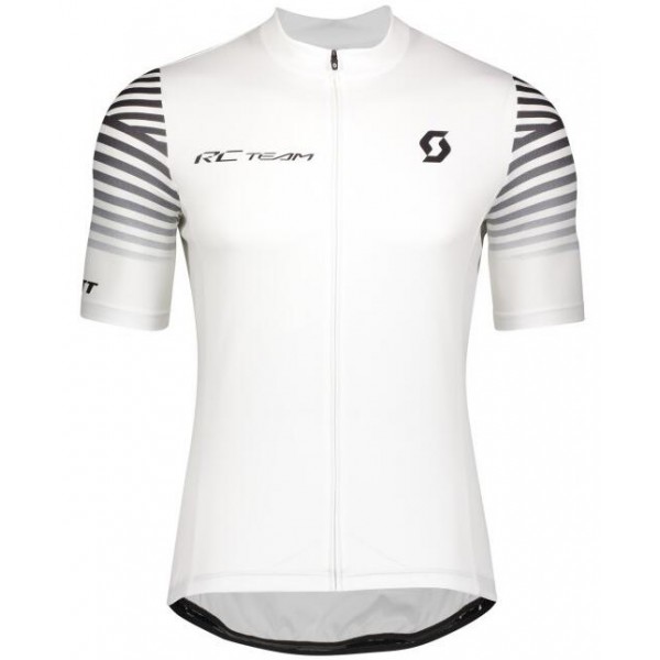 Wielerkleding Profteams 2020 SCOTT RC TEAM 10 Wielershirt Met Korte Mouwen Wit