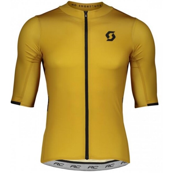 Wielerkleding Profteams 2020 SCOTT RC Premium Wielershirt Met Korte Mouwen Marrone