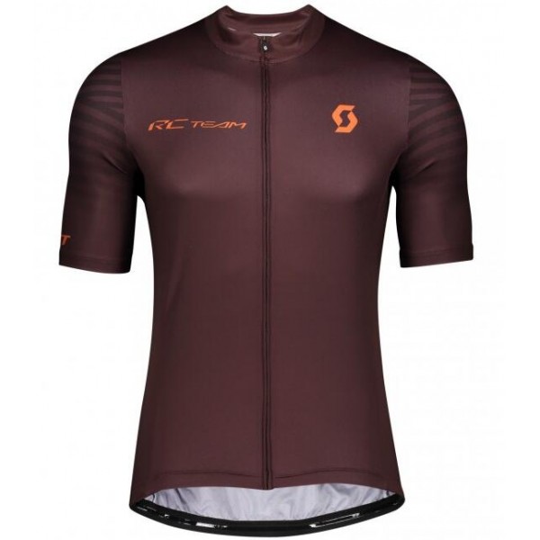 Wielerkleding Profteams 2020 SCOTT RC TEAM 10 Wielershirt Met Korte Mouwen Marrone