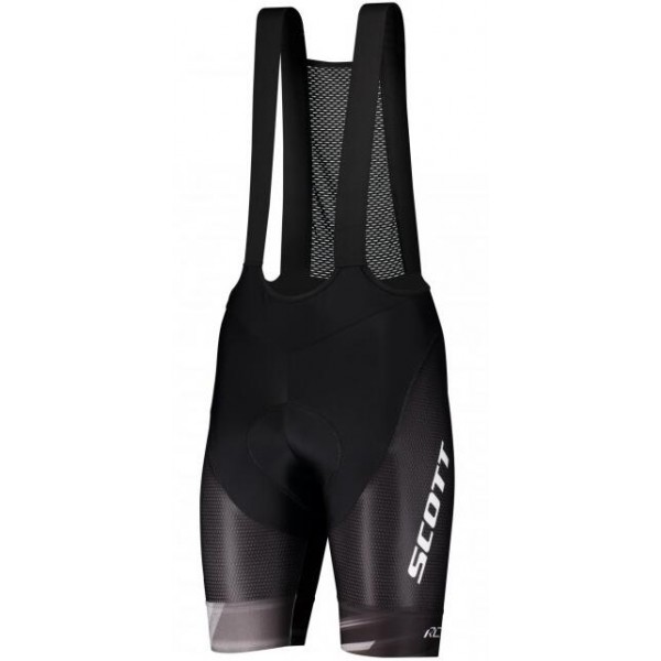 Wielerkleding Profteams 2020 SCOTT RC Pro+++ Koersbroek Korte Zwart/Wit