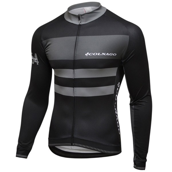 Colnago Speed Race Zwart Wielershirt Lange Mouw