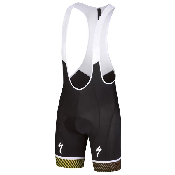 Specialized RBX Comp Logo-Zwart Geel Korte Fietsbroeken Bib