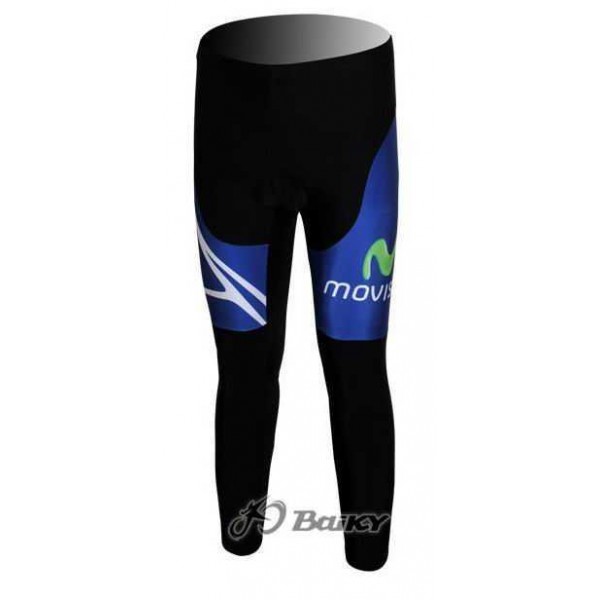 Movistar Teams Lange Fietsbroeken Blauw
